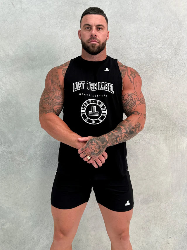 MATCH LOGO TANK - BLACK