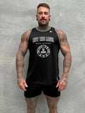 COLLEGE LOGO JERSEY TANK - BLK