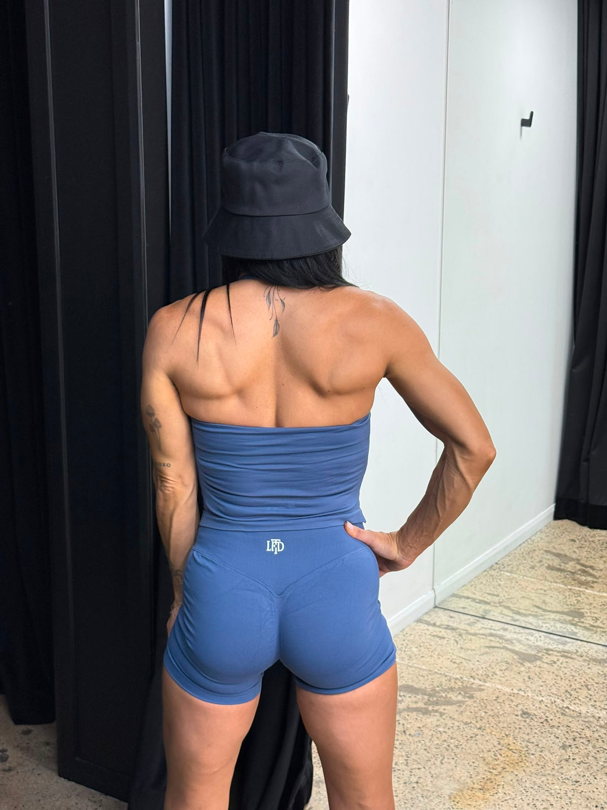 LFTD BASICS BOOTY SHORTS- STORM