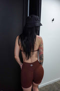 LFTD BASICS BOOTY SHORTS- CHOCOLATE BROWN