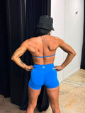 LFTD BASICS BOOTY SHORTS- ELECTRIC BLUE
