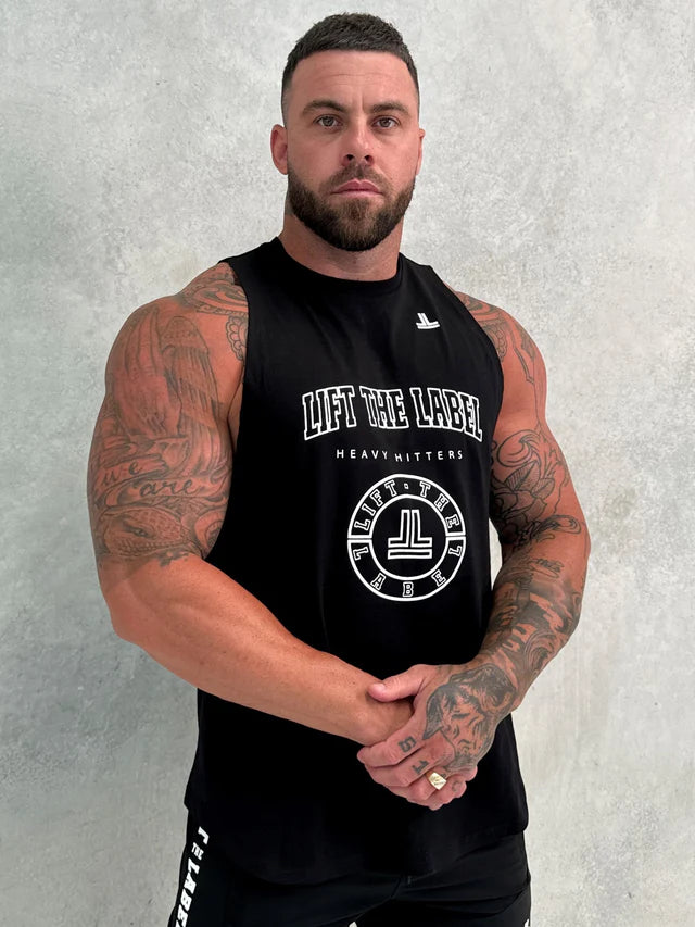 MATCH LOGO TANK - BLACK