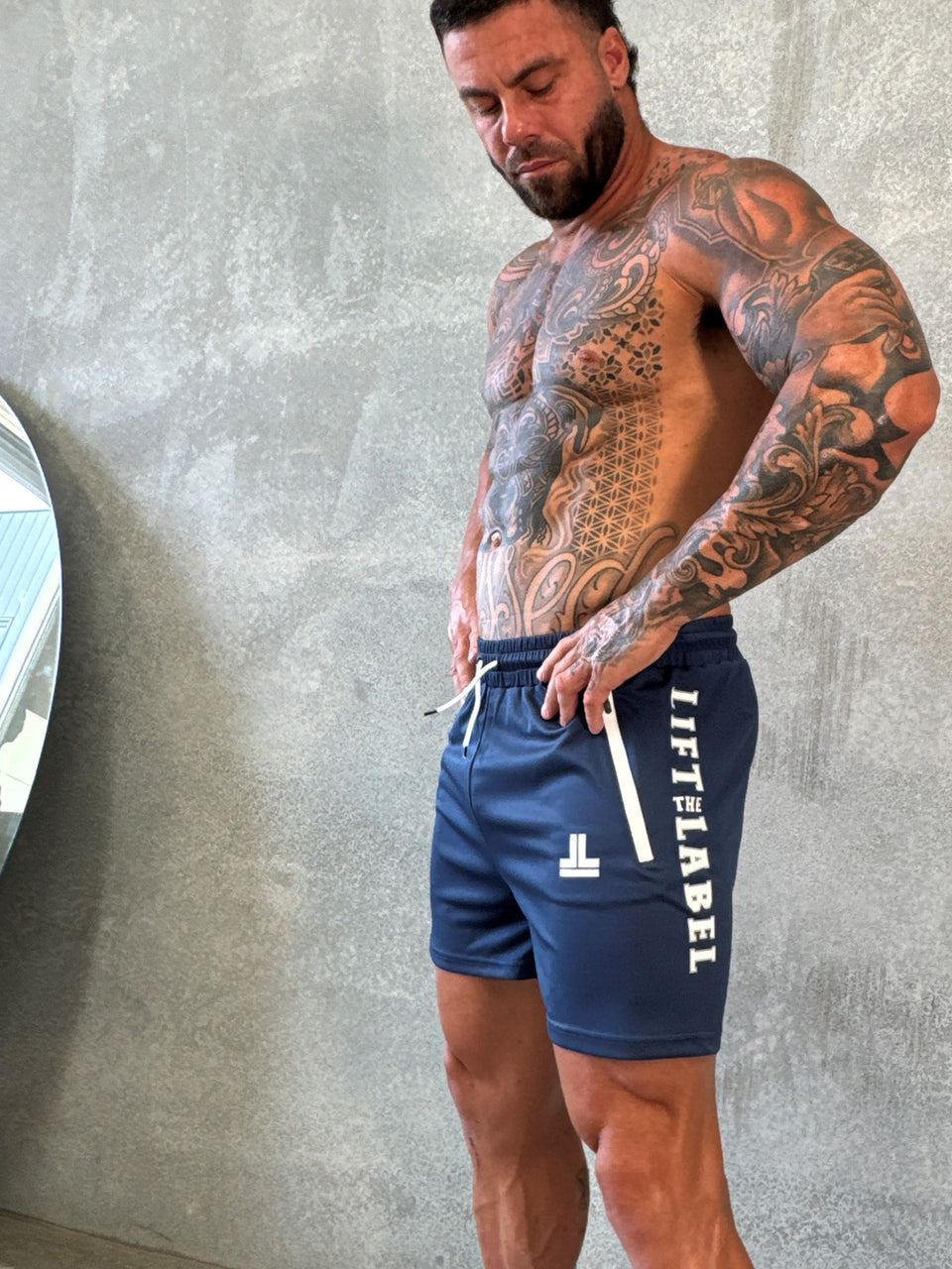 GAME ON SHORTS - NAVY BLUE