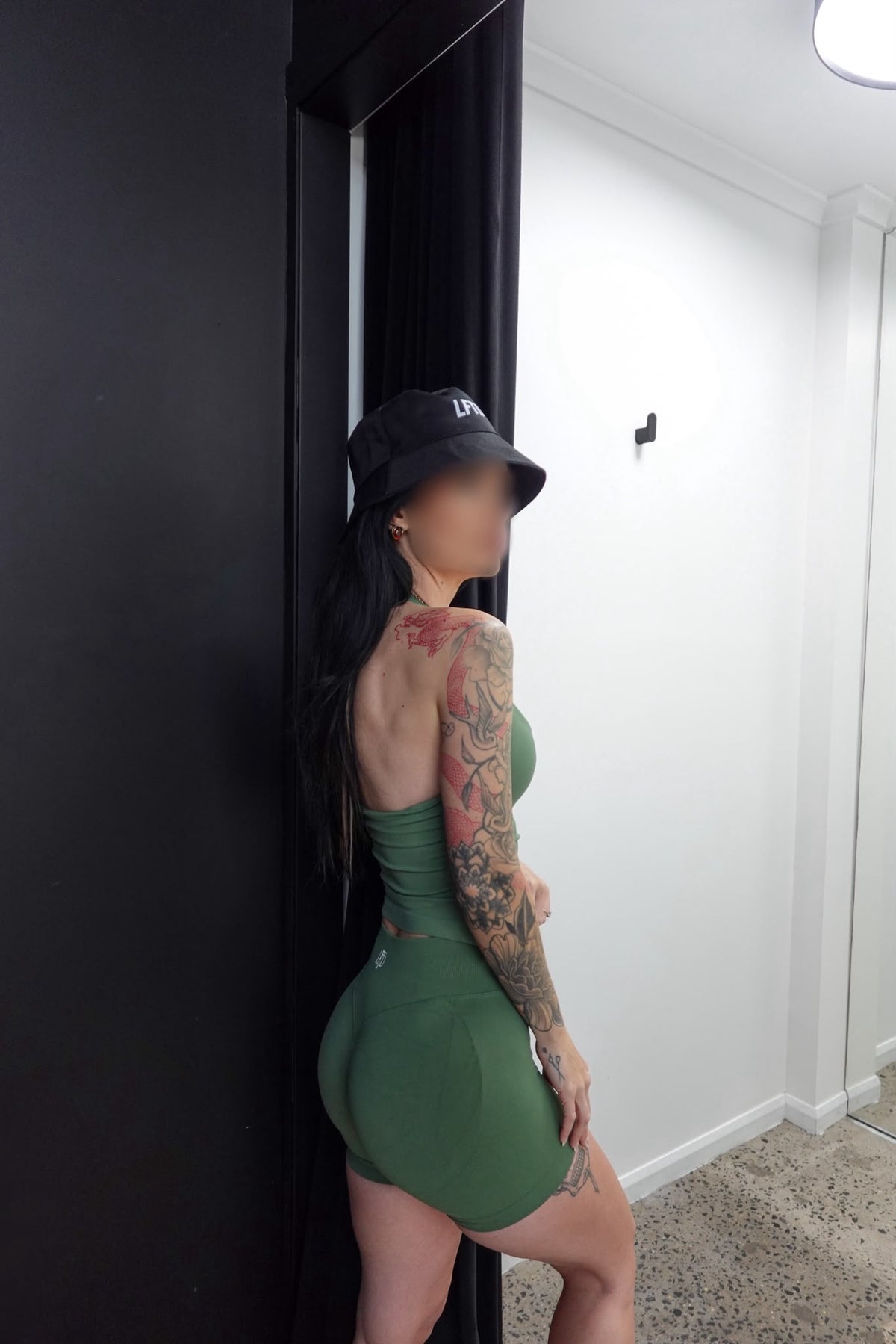 LFTD BASICS BOOTY SHORTS- SAGE