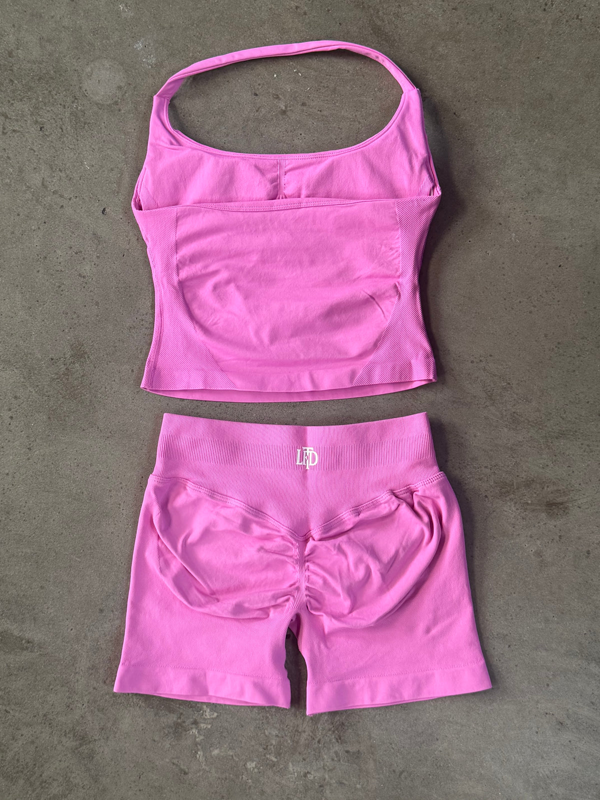 Core Booty Shorts – Flamingo | Women's Gym Shorts