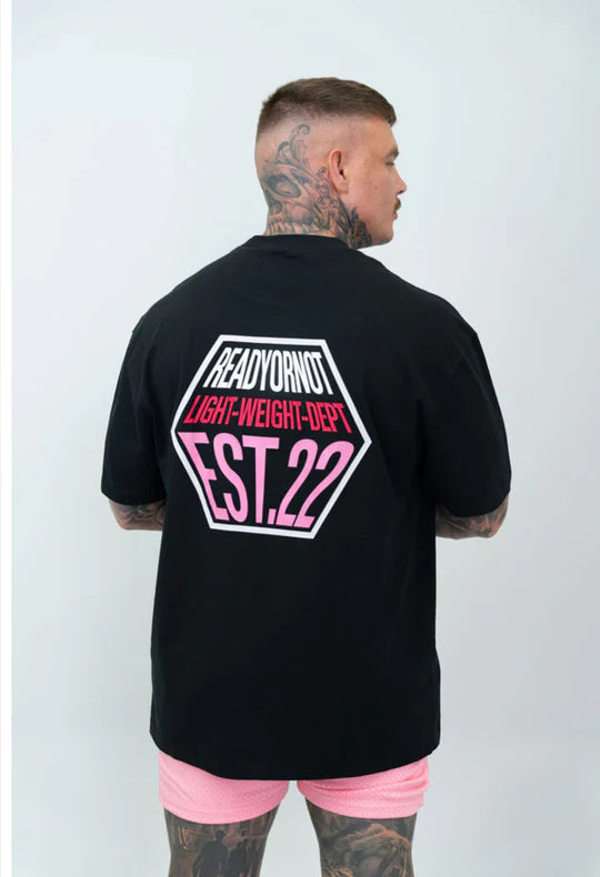 LWD OVERSIZED TEE - BLK