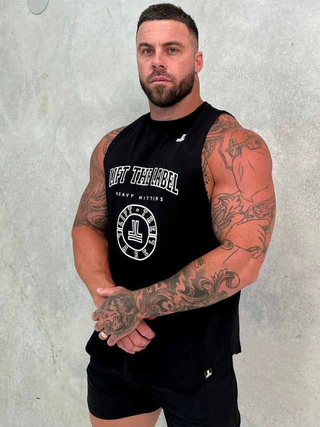 MATCH LOGO TANK - BLACK