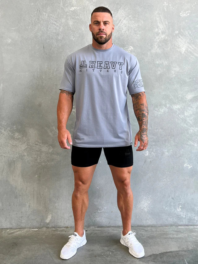 TEAM HITTER TEE - OXFORD BLUE