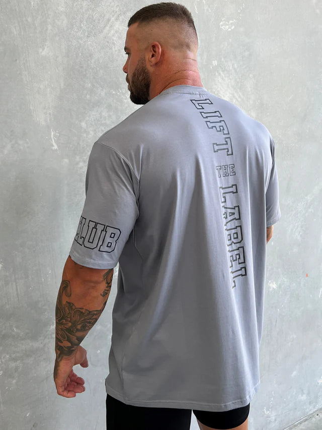 TEAM HITTER TEE - OXFORD BLUE