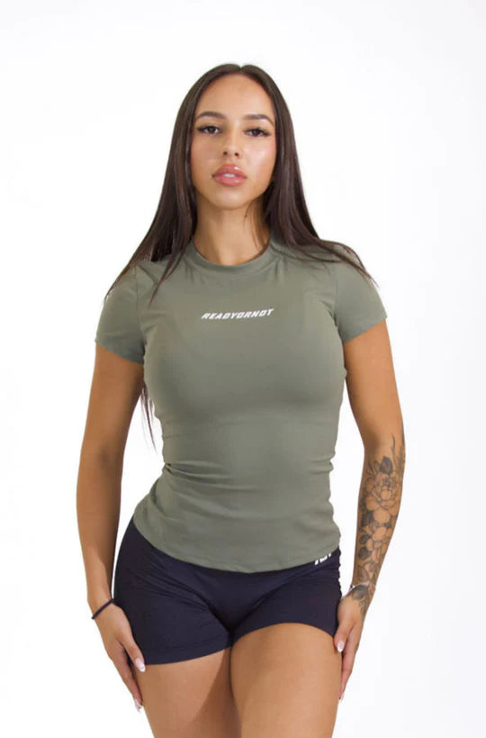 ESSENTIAL WOMENS TEE - KHAKI