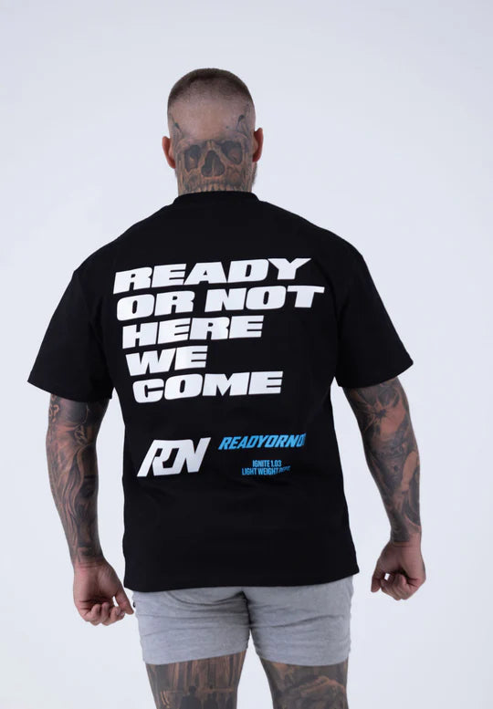 IGNITE 1.03 OVERSIZED TEE - BLK