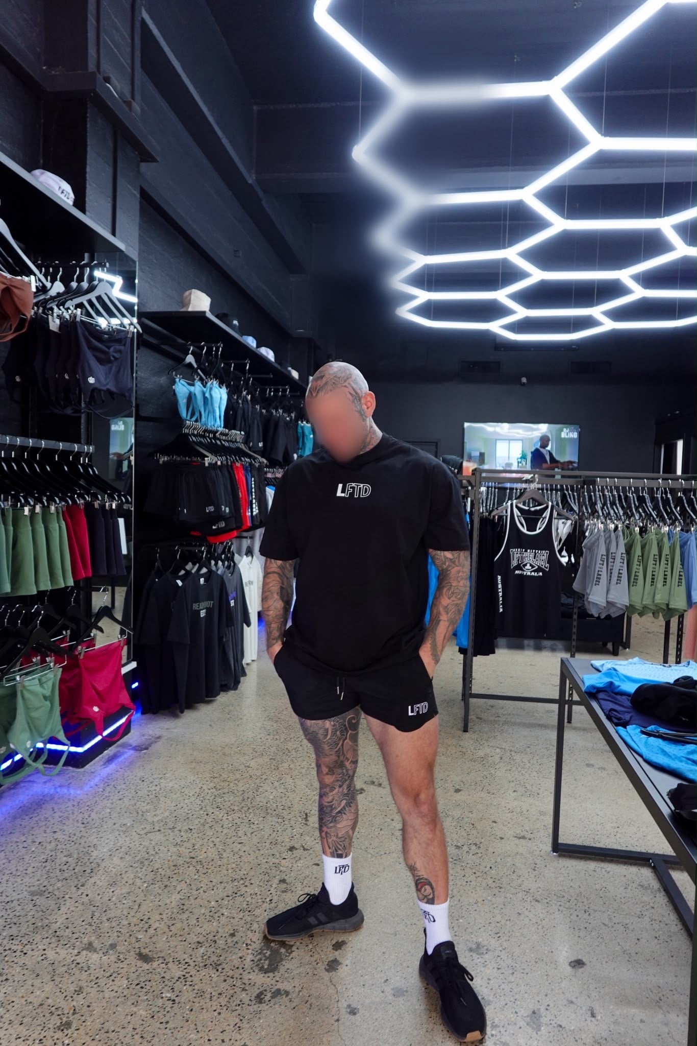 BLOCK LOGO OVERSIZED TEE