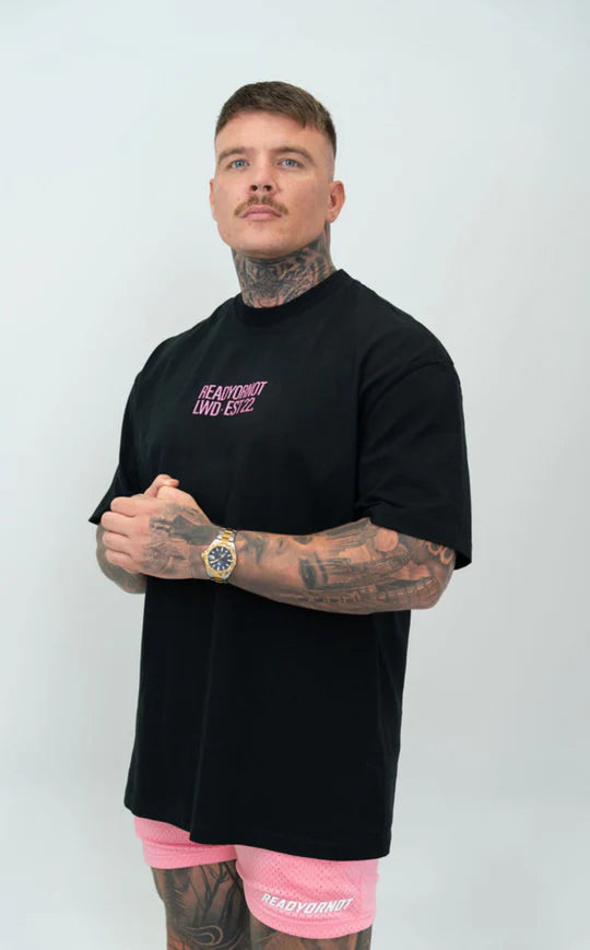 LWD OVERSIZED TEE - BLK