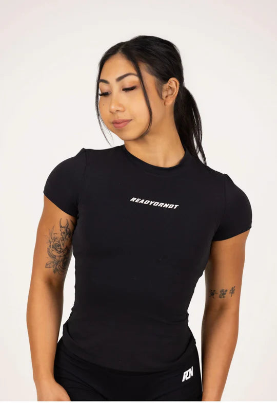 ESSENTIAL WOMENS TEE - BLK