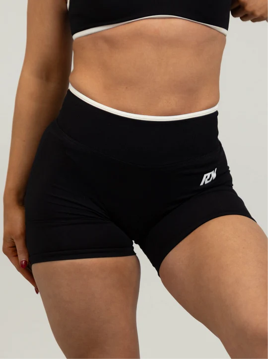 CAYSARA SHORTS - BLK/WHT