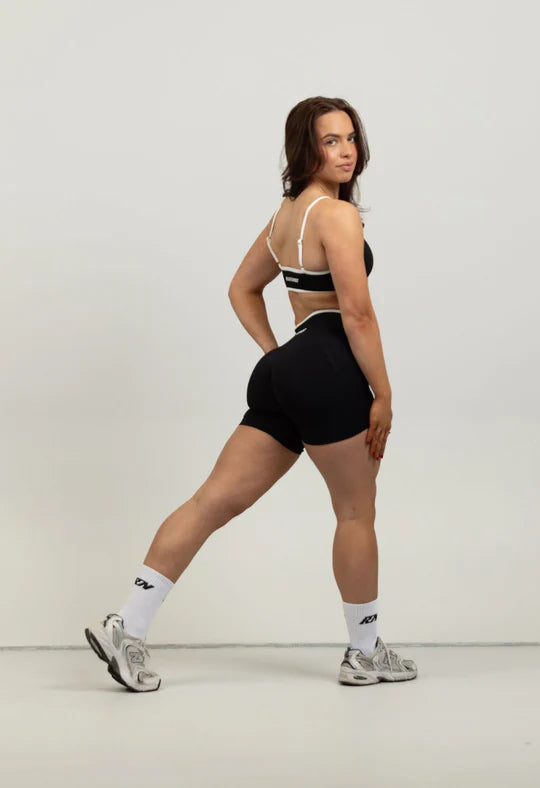 CAYSARA SHORTS - BLK/WHT