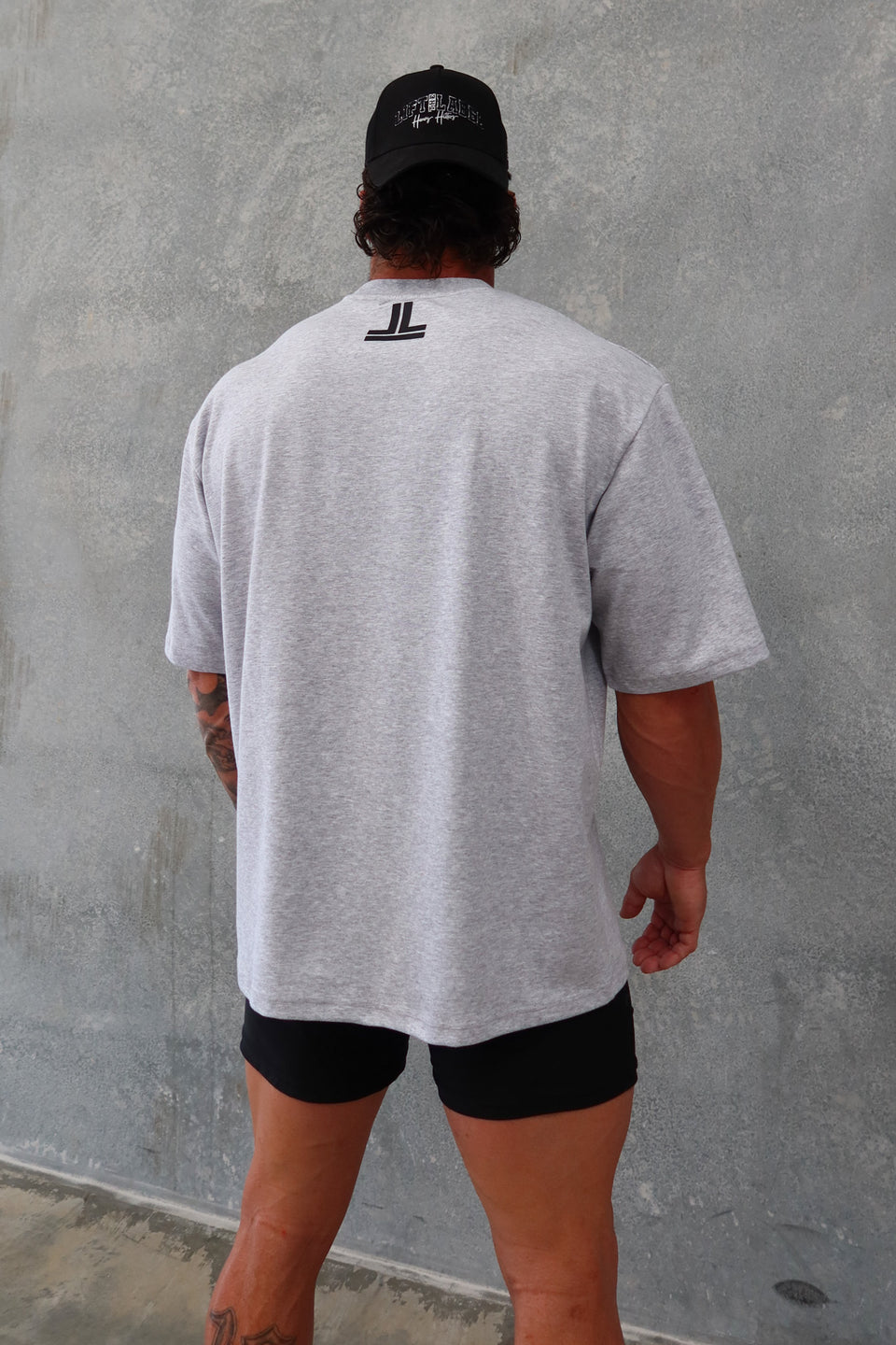 B2B TEE - GREY MARLE