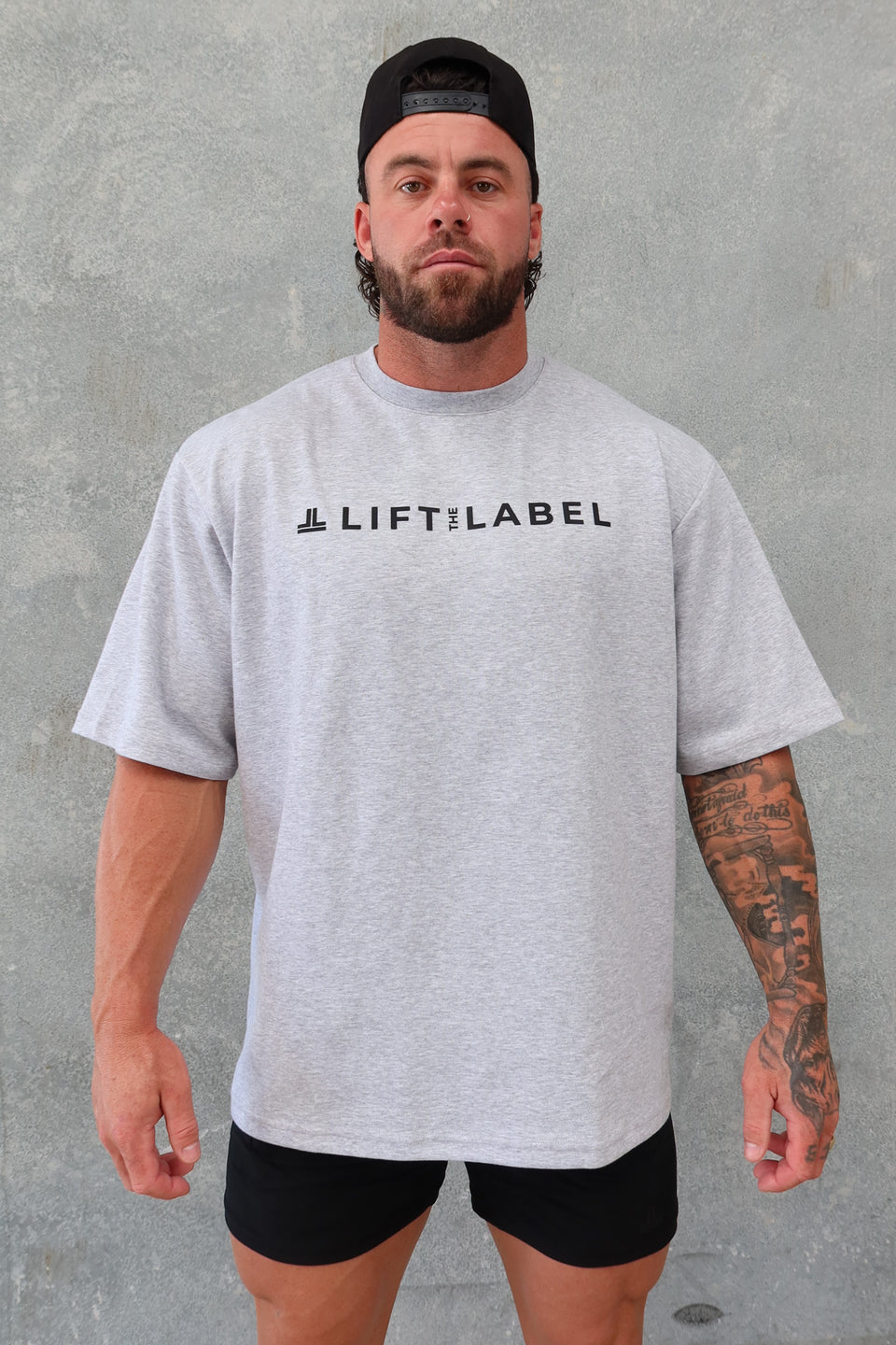 B2B TEE - GREY MARLE