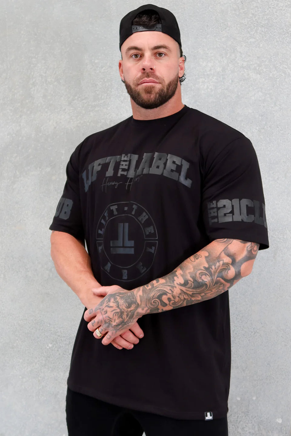 PRINTS TEE - BLK