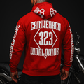 CRIMWEAR RED HOODIE