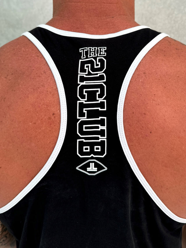 HOME T-BACK - BLK/WHT