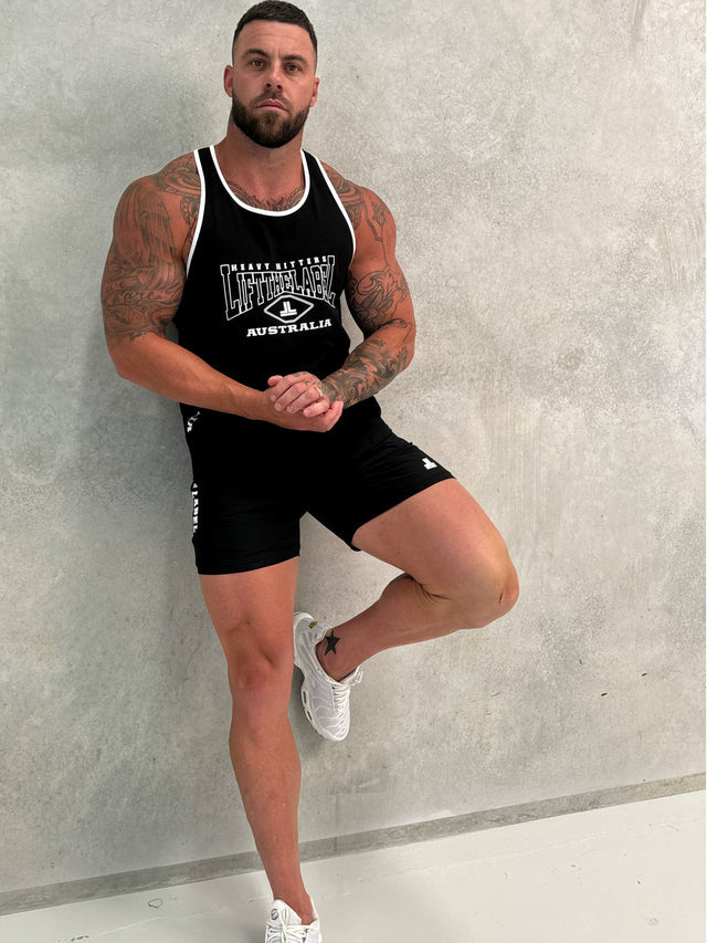 HOME T-BACK - BLK/WHT