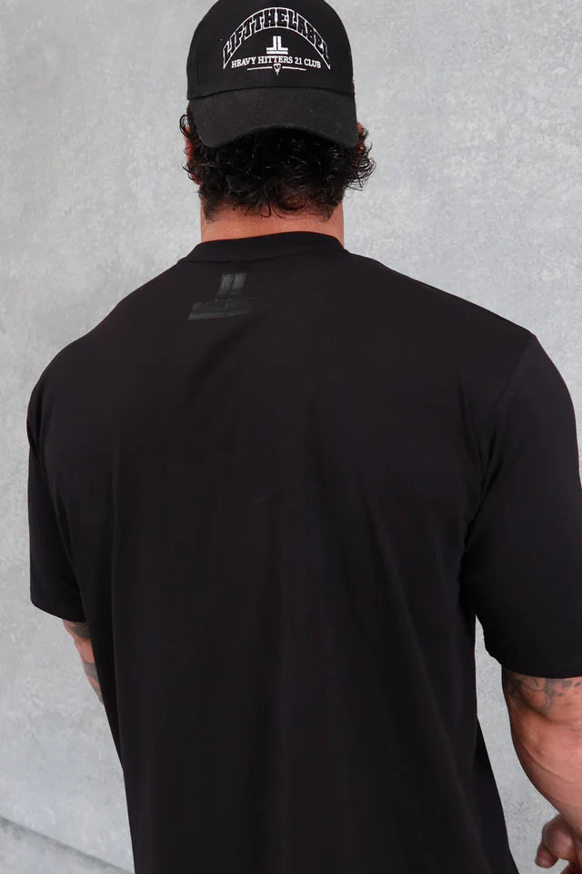 COLLEGE TEE - BLACK