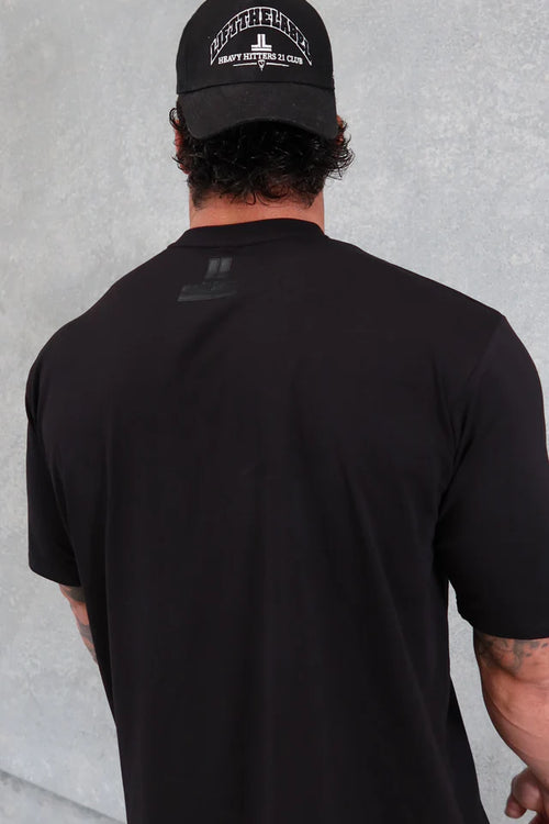 COLLEGE TEE - BLACK