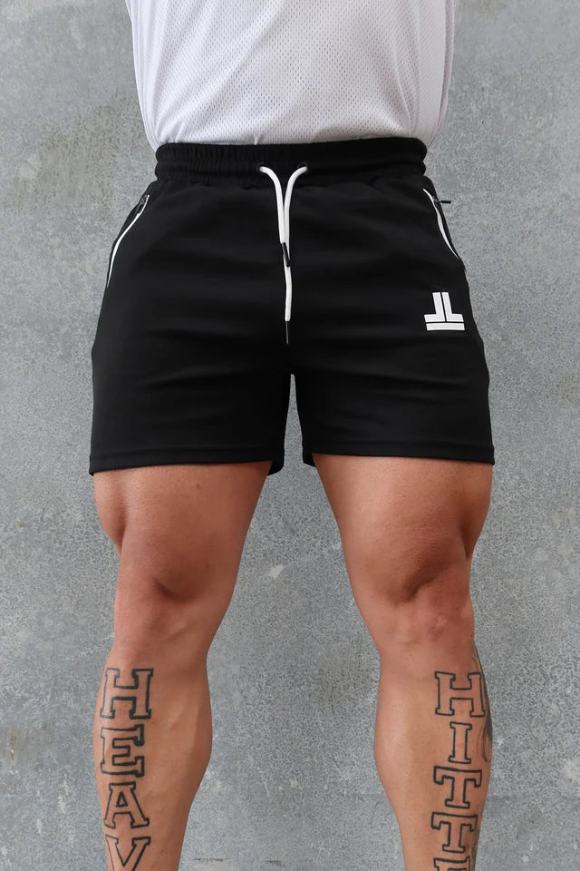 GAME ON SHORTS - BLK/WHT