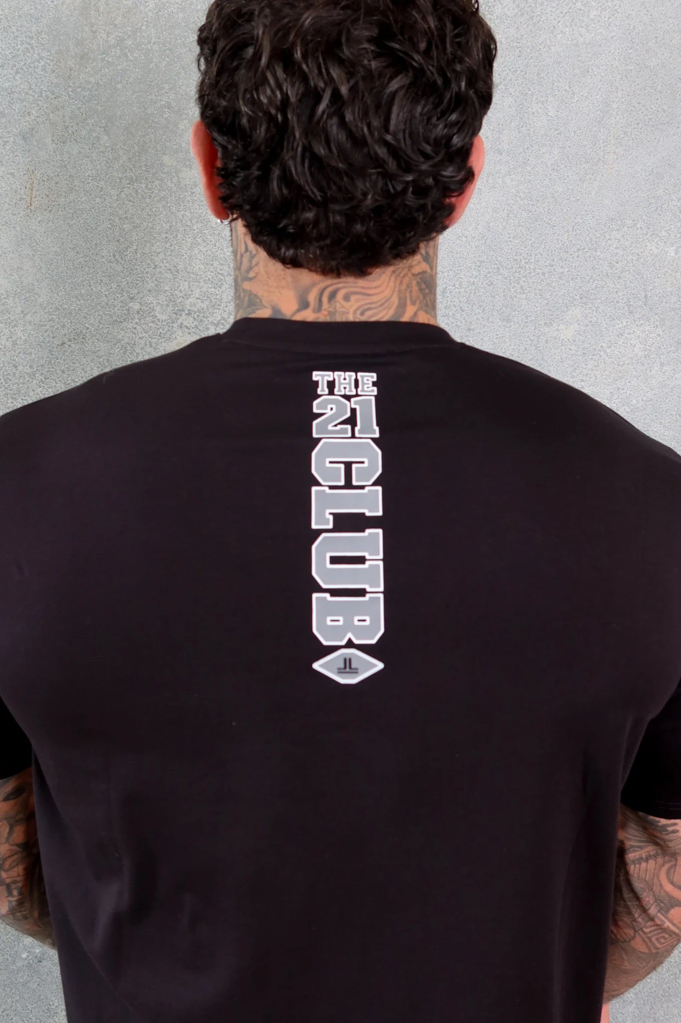 HOME TEE- BLACK/GREY