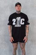 21C TEE BLACK/GREY
