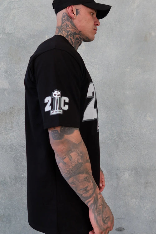 21C TEE BLACK/GREY