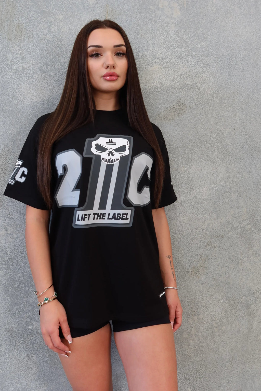 21C TEE BLACK/GREY