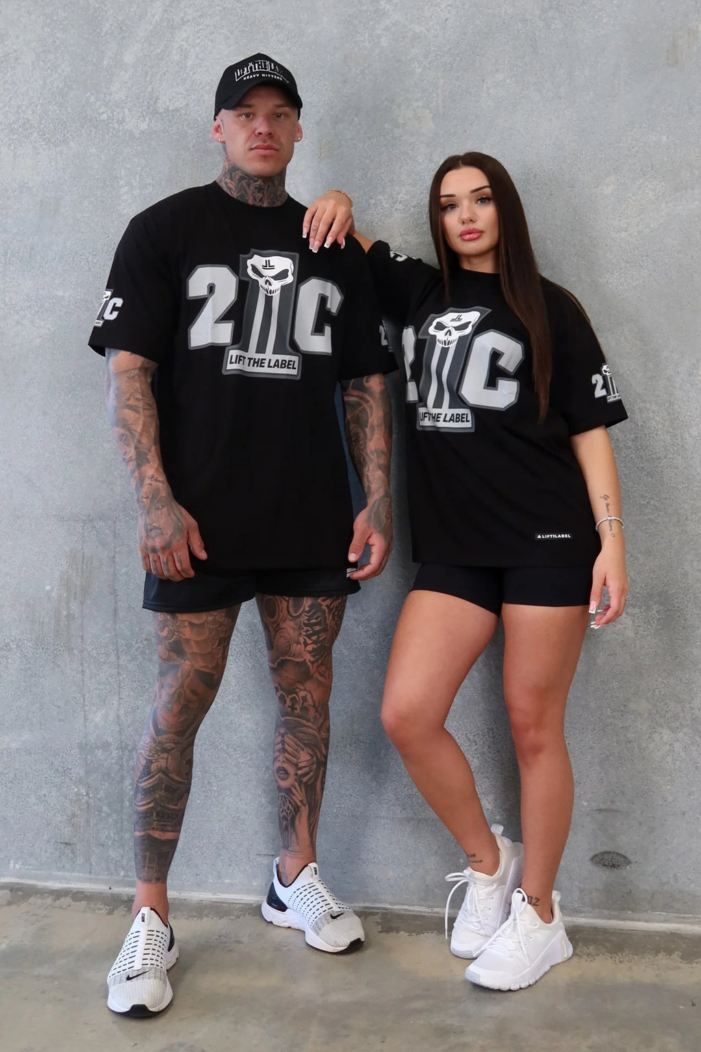 21C TEE BLACK/GREY