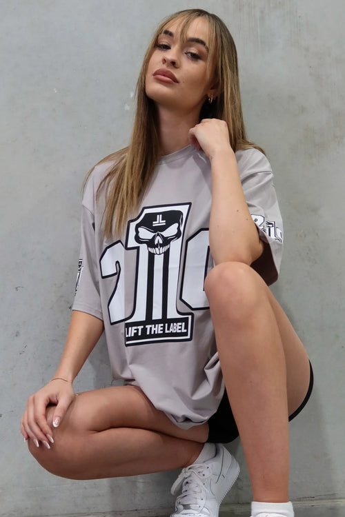 21C TEE - STONE GREY