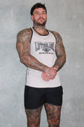 HOME T-BACK - BLACK / BEIGE GREY