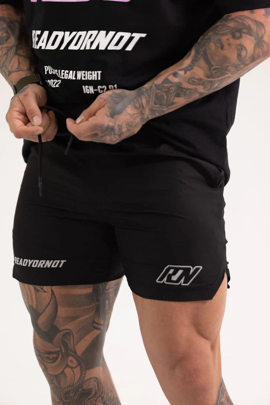 AURA MENS SHORTS - BLACK