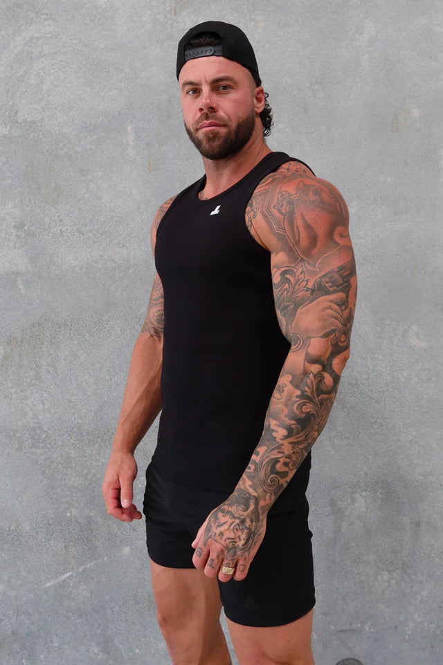 BEATER SINGLET BLACK