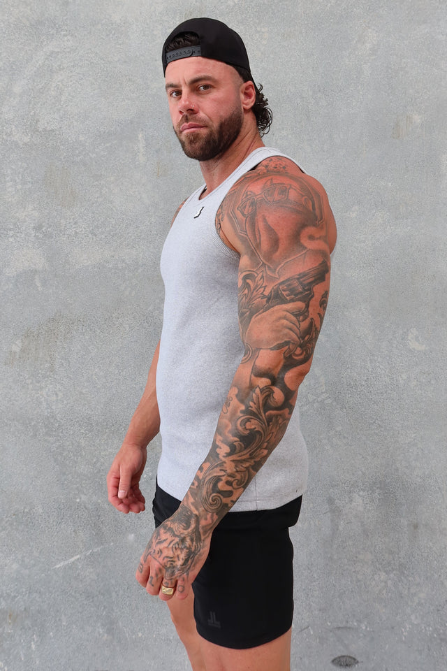 BEATER SINGLET GREY