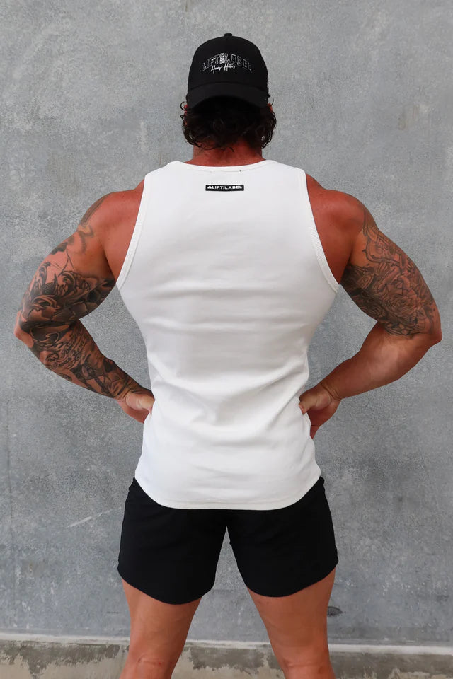 BEATER SINGLET WHITE