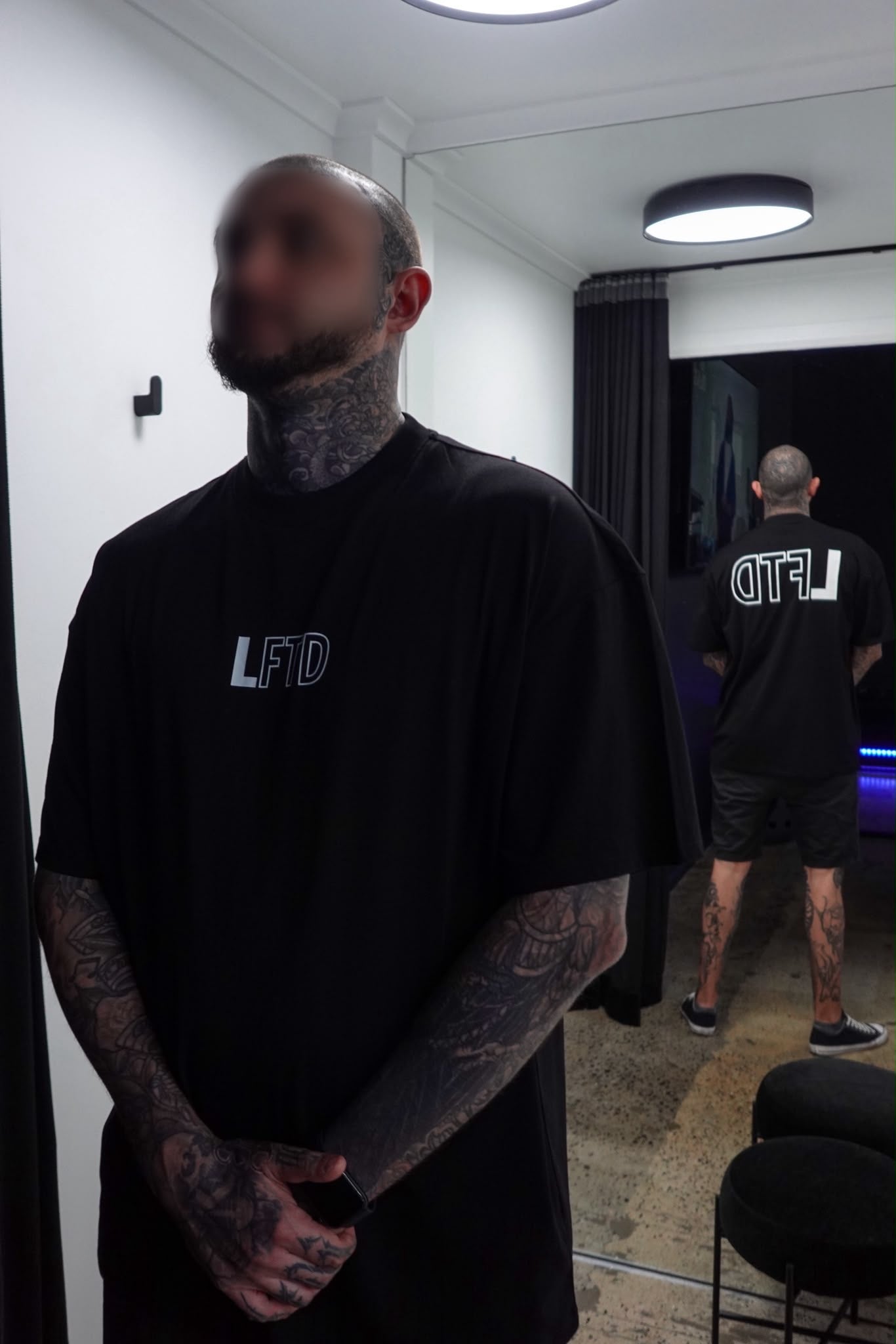 BLOCK LOGO OVERSIZED TEE
