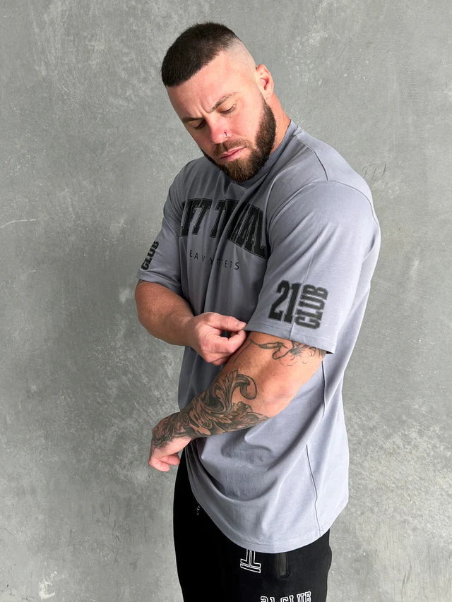 COLLEGE TEE OXFORD BLUE