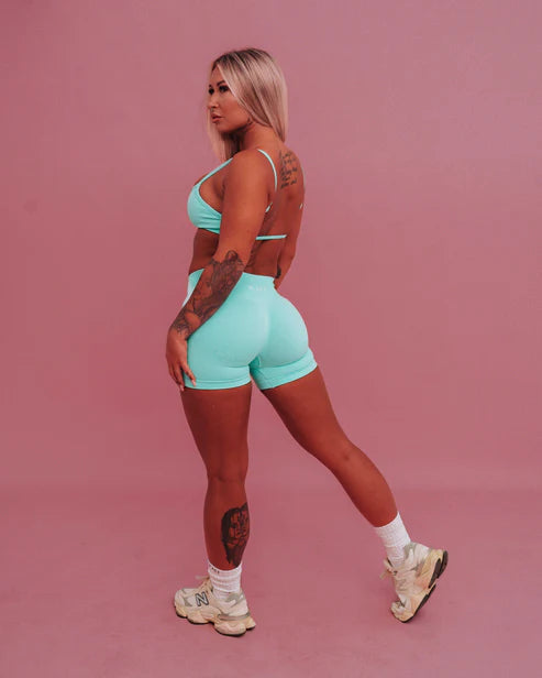 KALI BOOTY SHORTS - PEPPERMINT