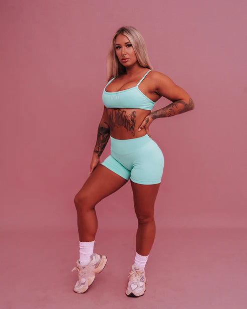 KALI BOOTY SHORTS - PEPPERMINT