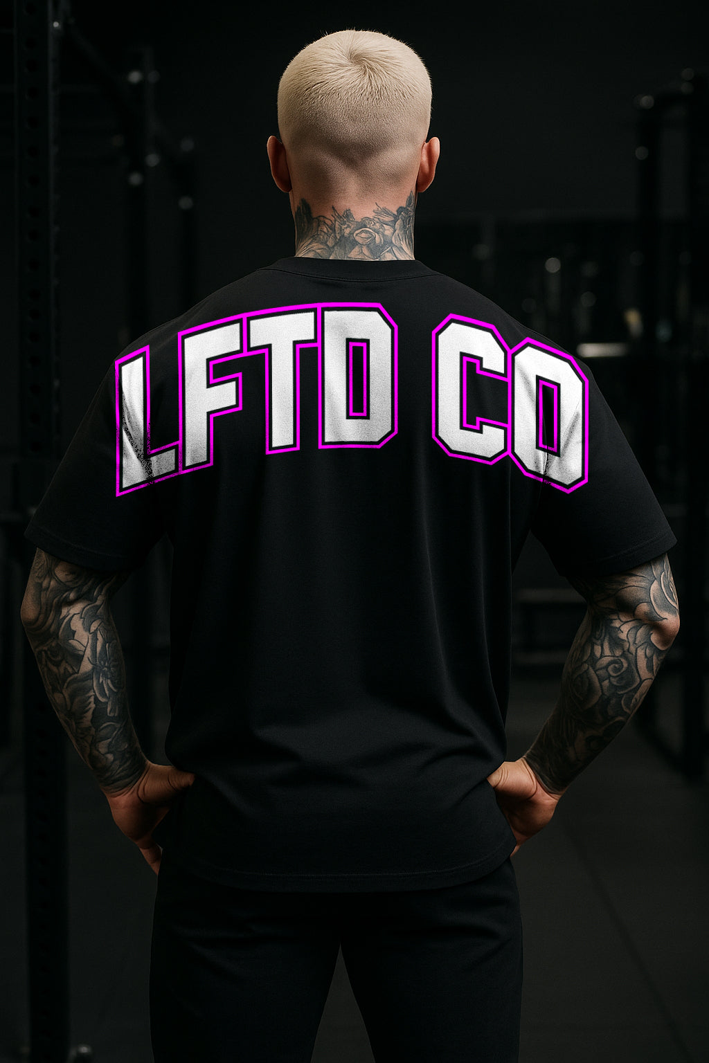OG TEE BLK/PNK