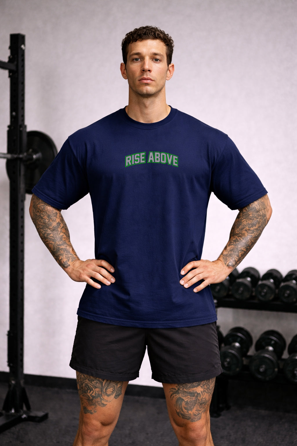 OG TEE NAVY/GRAY