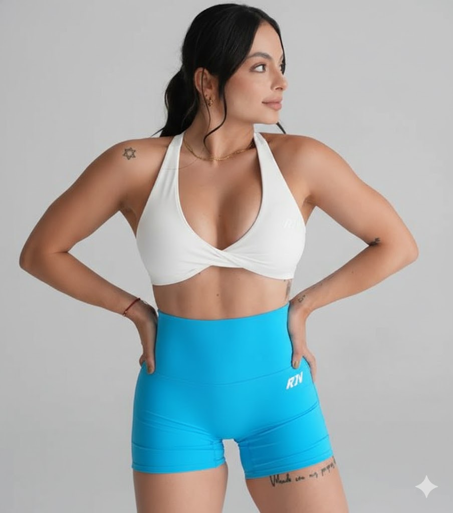 IGNITE SPORTS CROP - WHITE